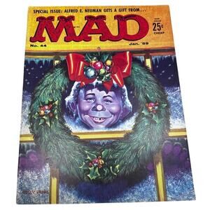 MAD MAGAZINE #44 - 1959 Santa Wreath January